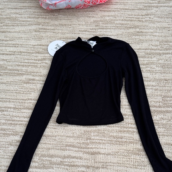 Princess Polly Tops - Princess Polly Black Long Sleeve Top
